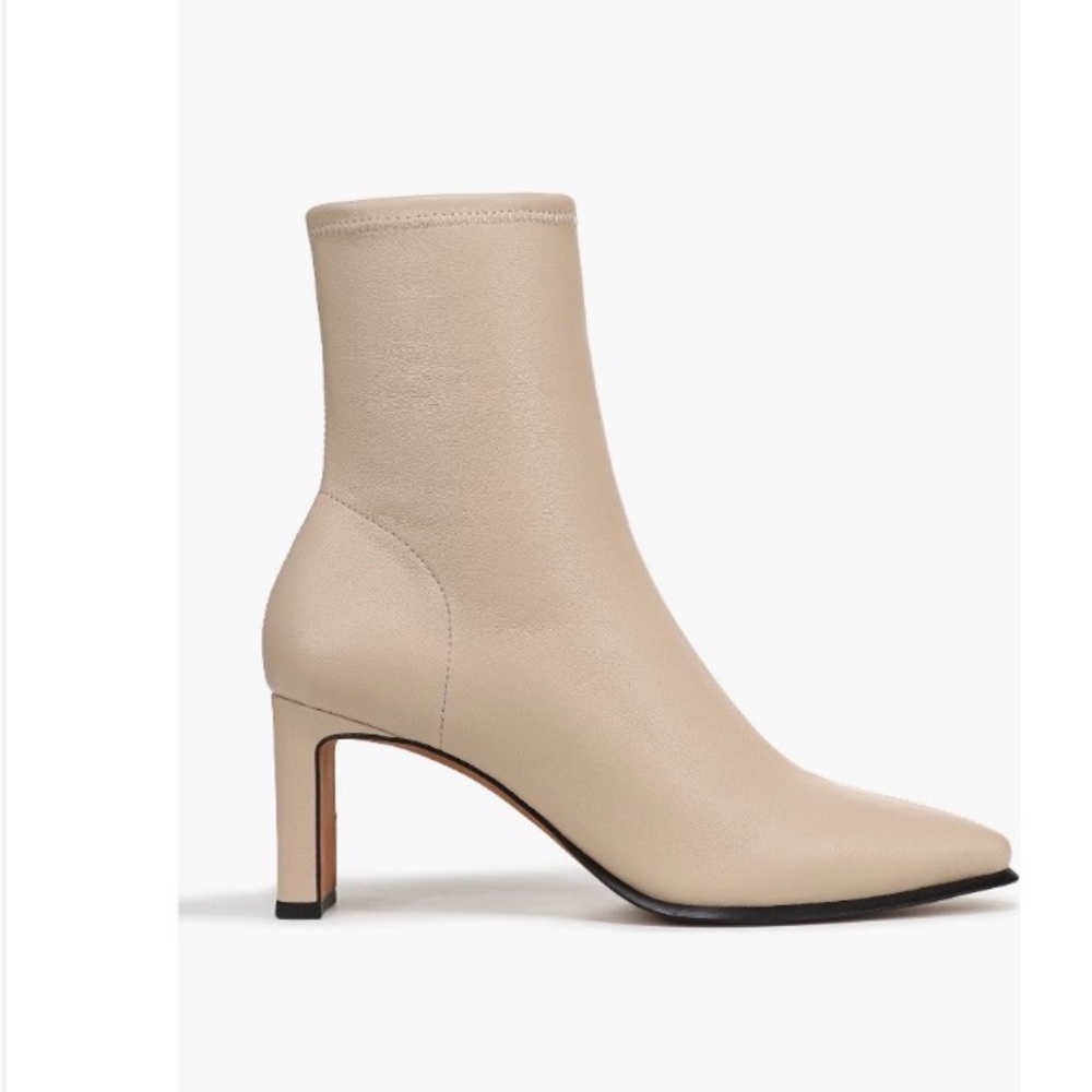 Vince Cream Leather Bootie 8,5 New